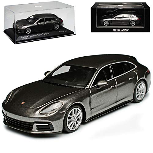 Porsche Panmera 971 4S Sport Turismo Shooting Brake Achat Grau Metallic Ab 2017 limitiert 1 von 252 Stück 1/43 Minichamps Modell Auto mit individiuellem Wunschkennzeichen von Minichamps Porsche