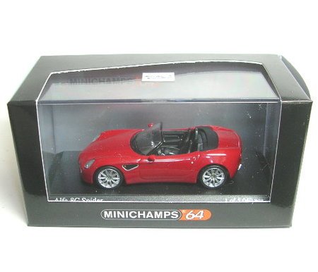 Alfa Romeo 8C Spider (rot) 2007 [SpielzDHg] von Minichamps