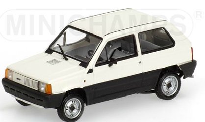 Minichamps Druckguss-Modell FIAT Panda in Weiß von Kyosho