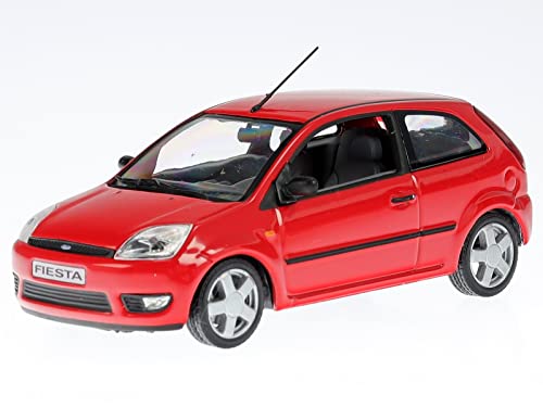 Ford Fiesta 2001 3d rot Modellauto Minichamps 1:43 von Minichamps