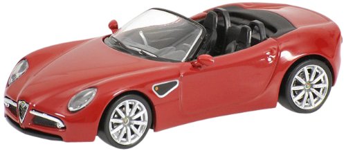 MINICHAMPS 640120530 - Alfa Romeo 8C Spider, Maßstab: 1:64, rot von Minichamps