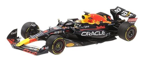 Minichamps 1/18 Modellauto: Red Bull Racing RB18 Max Verstappen Sieger Abu Dhabi GP, Weltmeister 2022 - Metall, für Erwachsene, Unisex, Rennsport, Modellauto von Minichamps