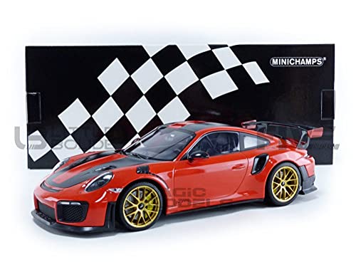 Minichamps 1/18 – Porsche 911/991.2 GT2 RS WEISSACH Package – 2018-155068305 von Minichamps