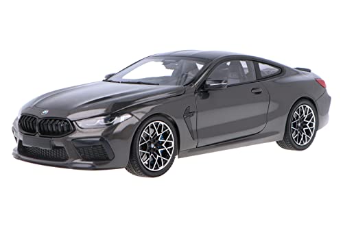 Minichamps B-M-W M8 Coupe Grey Metallic 2020 - Maßstab 1/18 - Sammlerstück Miniatur Auto - Erwachsene (Adults) - Unisex von Minichamps