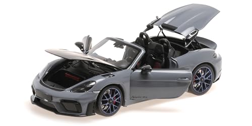 Minichamps 110063130 - Porsch. Spyder RS Grey with Weissach Package 2024 - maßstab 1/18 - Modellauto von Minichamps