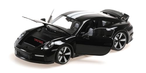 Minichamps 110069200 Porsch. 911 (992) Sport Classic Black 2022 - maßstab 1/18 - Modellauto von Minichamps