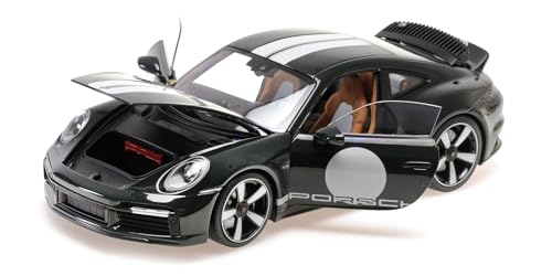 Minichamps 110069204 - Porsch. 911 (992) Sport Classic Green Metallic with Stripe 2022 - maßstab 1/18 - Modellauto von Minichamps