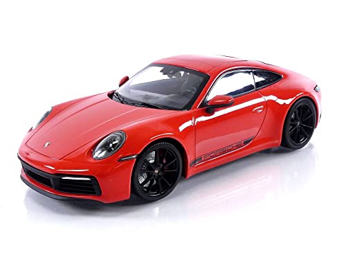 Minichamps 155067327 1:18 Porsche 911 Carrera 4S-2019-Orange Sammlerstück Miniaturauto, orange von Minichamps