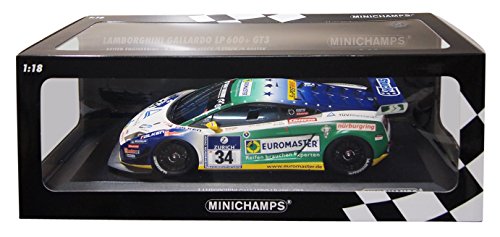 Minichamps 2011 Lamborghini Gallardo LP 600 151111134, H.J. Stuck / J. Stuck / F. Stuck / D. Rostek, 24-Stunden-Rennen Nürburgring, 1:18 Minichamps 2011 Lamborghini Gallardo LP 600 151111134, H.J. Stuck / J. Stuck / F. Stuck / D. Rostek, 24-Stunden-Rennen Nürburgring, 1:18 von Minichamps
