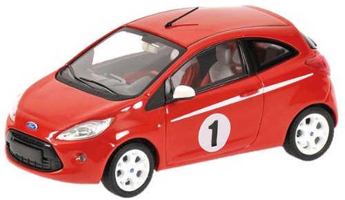 MINICHAMPS 400088201 - Ford Ka, Maßstab: 1:43, rot von Kyosho