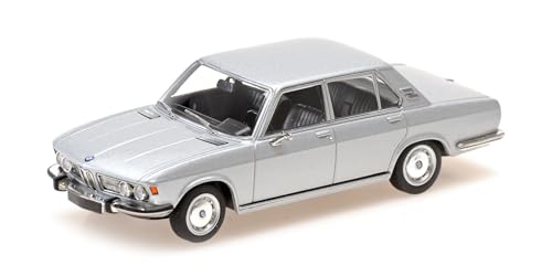Minichamps 410029201-1:43 BMW 2500 E3-1968-Silver Sammlerstück Miniaturauto Silber Minichamps 410029201-1:43 BMW 2500 E3-1968-Silver Sammlerstück Miniaturauto Silber von Minichamps