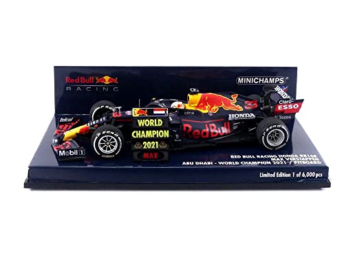 Minichamps 1:43 Red Bull Racing Honda RB16B - Max Verstappen - Gewinner Abu Dhabi GP 2021 W/Pitboard - WC 2021 Minichamps 1:43 Red Bull Racing Honda RB16B - Max Verstappen - Gewinner Abu Dhabi GP 2021 W/Pitboard - WC 2021 von Minichamps