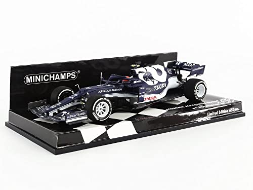 Minichamps 417210710 1:43 Scuderia Alphatauri Honda AT2-Pierre Gasly-3rd Aserbaijan GP 2021 Miniaturauto, Mehrfarbig von Minichamps