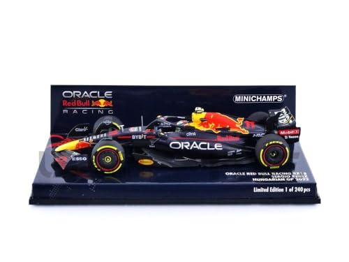 Minichamps 417221311 - Red Bul Racing RB18 Sergio Perez Hungarian GP 2022 - maßstab 1/43 - Modellauto von Minichamps