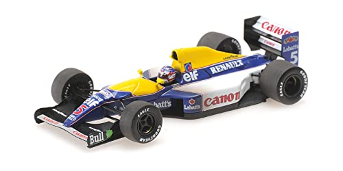 Minichamps 436926605 1:43 Williams Renault FW 14-Nigel Mansell-Weltmeister 1992-Dirty Version Sammlerstück Miniaturauto, Mehrfarbig von Minichamps