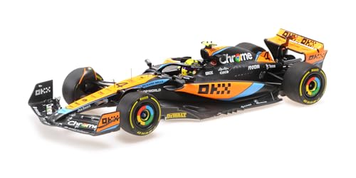 Minichamps 537233004 McLar MCL60 Lando Norris 2nd Place Hungarian GP 2023 - maßstab 1/18 - Modellauto von Minichamps