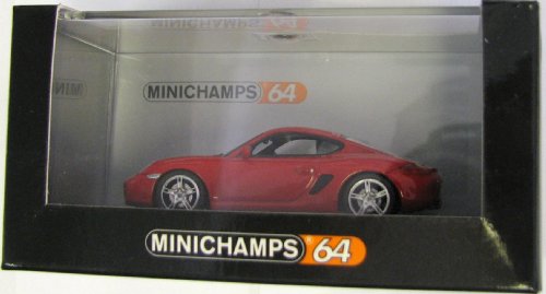 Minichamps 640065620 - Porsche Cayman, Maßstab: 1:64, rot von Kyosho
