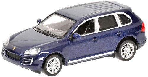 MINICHAMPS 640066210 - Porsche Cayenne S, Maßstab: 1:64, metallic blau von Kyosho