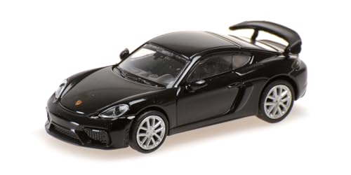 Minichamps 870067601 - Porsch. 718 Cayman GT4 (981) Black 2019 - maßstab 1/87 - Modellauto von Minichamps
