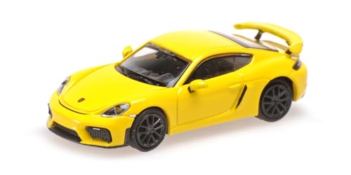 Minichamps 870067602 - Porsch. 718 Cayman GT4 (981) Yellow 2019 - maßstab 1/87 - Modellauto von Minichamps