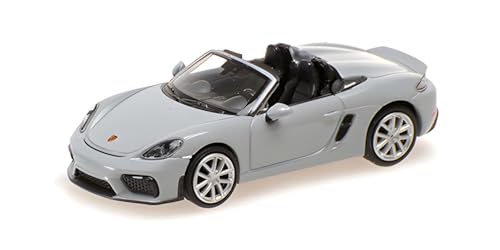 Minichamps 870067702 - Porsch. 718 Spyder (981) Grey 2019 - maßstab 1/87 - Modellauto von Minichamps