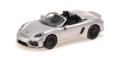Minichamps 870067704 - Porsch. 718 Spyder (981) Silver Metallic 2019 - maßstab 1/87 - Modellauto von Minichamps