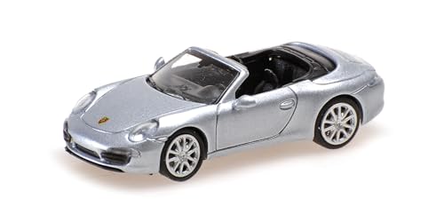 Minichamps 870068032 Porsch. 911 Cabriolet Silver 2013 - maßstab 1/87 - Modellauto von Minichamps