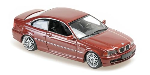 Minichamps 940028320 - B-M-W 3ER Coupe (E46) Red Metallic 1999 - maßstab 1/43 - Modellauto von Minichamps