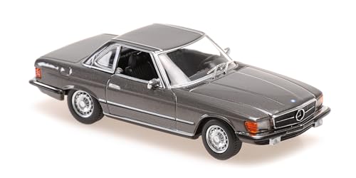 Minichamps 940033451 - Mercede. Ben. 350 Sl Cabriolet Hardtop (R107) Grey Metallic 1974 - Maßstab 1/43 - Modellauto von Minichamps