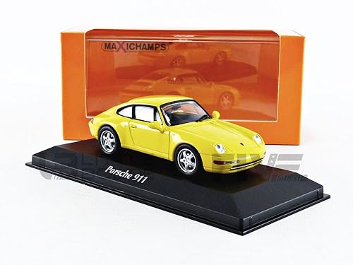 MAXICHAMPS 940063000 1:43 1993 Porsche 911-Gelb, gelb von MAXICHAMPS