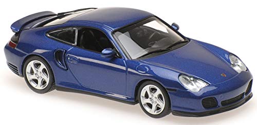 Minichamps 940069301 Porsche 1999 911 Turbo 996 Druckguss-Modell, blaumetallic, 1:43 Scale von Minichamps