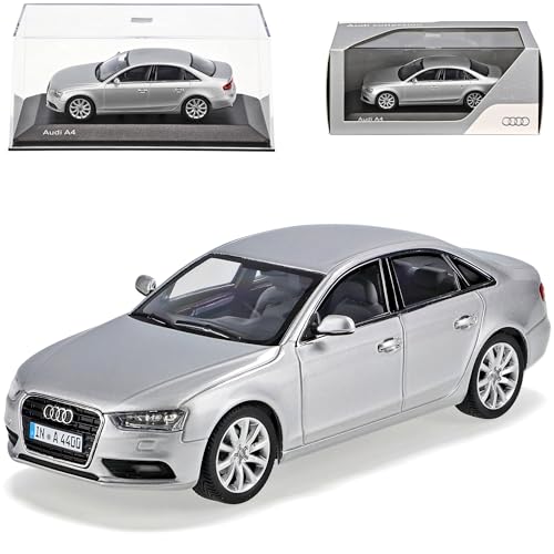 Minichamps A-U-D-I A4 B8 Facelift Ab 2011 Limousine EIS Silber Ab 2007 1/43 Modell Auto von Minichamps