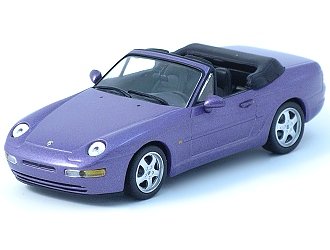 Druckguss-Modell Porsche 968 Cabriolet (1994) (Maßstab 1:43 in Metallic Purple) von Minichamps