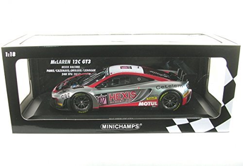 Minichamps Maßstab 1: 18 "2013 Mclaren 12 C GT3 Hexis Racing 24h Spa Auto (Silber/Schwarz/Rot) von Minichamps