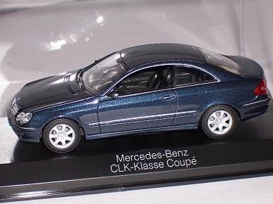 Minichamps Mercedes-Benz CLK Coupe C209 Lolith Blau 2002-2010 1/43 Modell Auto mit individiuellem Wunschkennzeichen von Minichamps