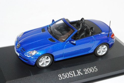 Minichamps Mercedes-Benz SLK-Klasse Cabrio Blau R171 2004-2011 1/43 IXO Modell Auto mit individiuellem Wunschkennzeichen von Minichamps