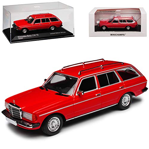Minichamps Mercedes-Benz W123 230TE E-Klasse Kombi T-Modell Rot 1975-1986 1/43 Maxichamps Modell Auto von Minichamps