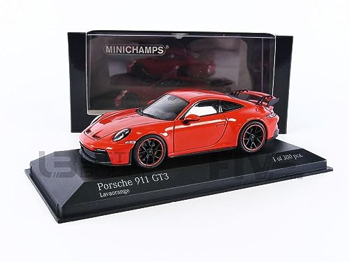 Minichamps Porsche 911 (992) GT3 2020 orange Modellauto 1:43, 410069200 von Minichamps