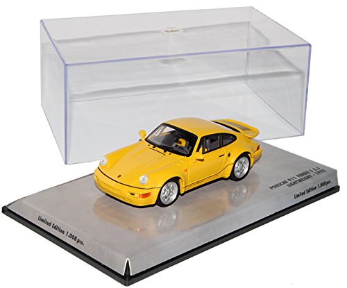 Minichamps Porsche 911 964 Turbo S 3.3 Lightweight Gelb 1988-1994 1/43 Modell Auto Minichamps Porsche 911 964 Turbo S 3.3 Lightweight Gelb 1988-1994 1/43 Modell Auto von Minichamps