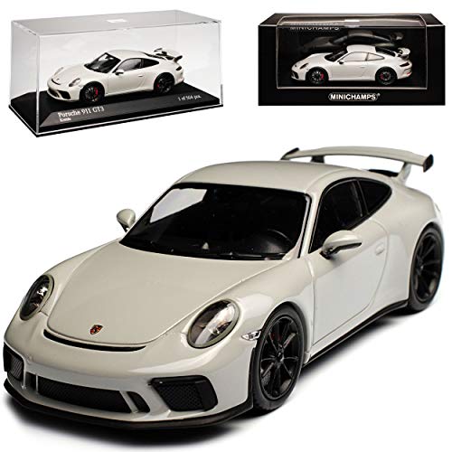 Minichamps Porsche 911 991 GT3 Grau Ab 2013 Ab Facelift 2016 limitiert 1 von 504 Stück 1/43 Modell Auto mit individiuellem Wunschkennzeichen von Minichamps