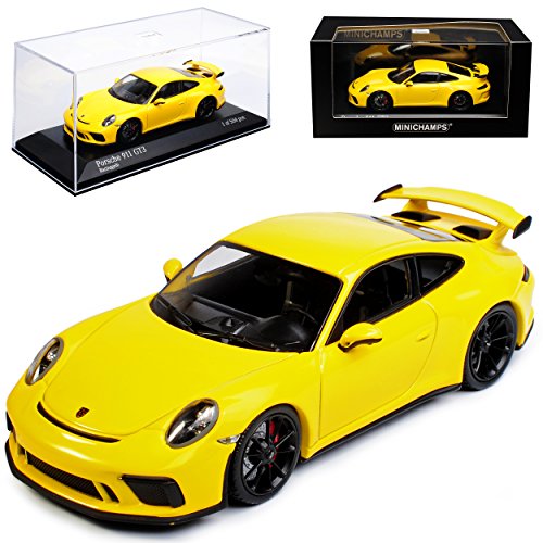 Minichamps Porsche 911 991 II GT3 Gelb Modell Ab 2012 Ab Facelift 2015 limitiert 1 von 504 1/43 Modell Auto von Minichamps