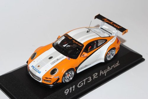 Minichamps Porsche 911 997 GT3 R Hybrid Orange Weiss 1/43 Modell Auto von Minichamps