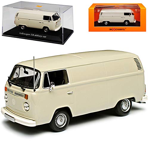 Minichamps Volkwagen T2 Grau Kasten Transporter 1967-1979 1/43 Maxichamps Modell Auto von Minichamps