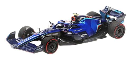 Minichamps Williams FW44 Nicholas Latifi Bahrain GP 2022 1/43 Modellauto - Harz, Rennsport, F1-Fans, Erwachsene, Modellbau-Enthusiasten, Unisex, Sammler Minichamps Williams FW44 Nicholas Latifi Bahrain GP 2022 1/43 Modellauto - Harz, Rennsport, F1-Fans, Erwachsene, Modellbau-Enthusiasten, Unisex, Sammler von Minichamps