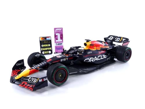 Spark Minichamps Red Bull Racing Max Verstappen #1 Japan GP Winner 2022 World Champ w-Board von Minichamps