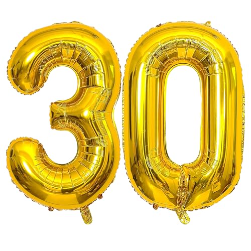 Luftballon Geburtstag Nr.50 Xxl Gold,40 Zoll Xxl Riesen Folienballon Zahlen Luftballon 50 Riesen Nummer Aufblasbar Helium Ballon Für Männer Frauen 50.Geburtstagsparty Jubiläum (30) von Minicloss
