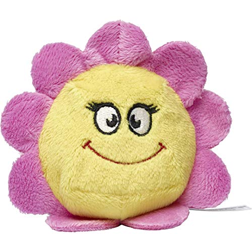 Minifeet Schmoozies Blume - 2in1 Plüschtier & Displayreiniger mit Unterseite aus Mikrofaser - kuschelig weich - Geschenk für Baby Kinder Freunde Schulstart Einschulung | Höhe: 7,50 cm von Minifeet