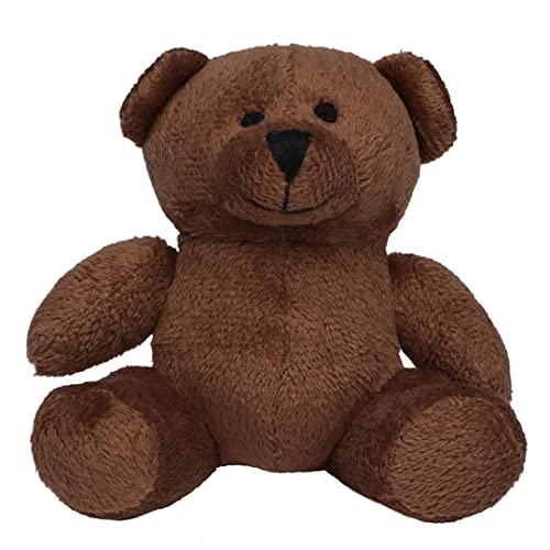 Minifeet Bär Maiken Dunkelbraun - Teddy Kuscheltier Plüschtier Stofftier Spielzeug - kuschelig weich - Geschenk für Baby Kinder Freunde Schulstart Einschulung | Höhe: 10 cm von Minifeet