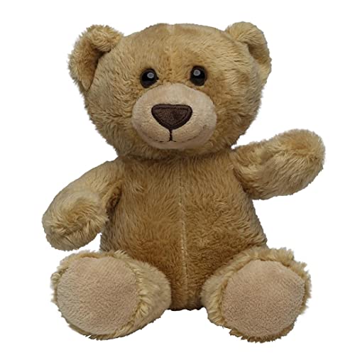 Minifeet Bär Moritz (beige) - Teddy Kuscheltier Plüschtier Stofftier Spielzeug - kuschelig weich - Geschenk für Baby Kinder Freunde Schulstart Einschulung | Höhe: 14 cm von Minifeet