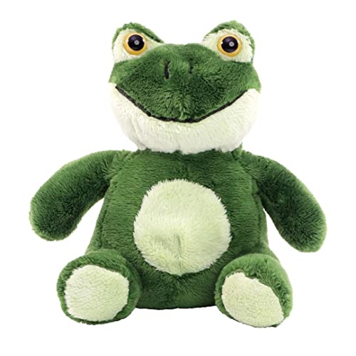 Minifeet Frosch Hans - Kuscheltier Plüschtier Stofftier Spielzeug - kuschelig weich - Geschenk für Baby Kinder Freunde Schulstart Einschulung | Höhe: 14,50 cm von Minifeet
